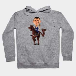 Caricature of Nikola Jokic Hoodie